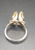 "PRAYING HANDS"  925 sterling silver/Bronze ring size 7.5....$75. One of a kind