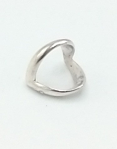 "THE KISS" 925 sterling silver ring size 6...$60.